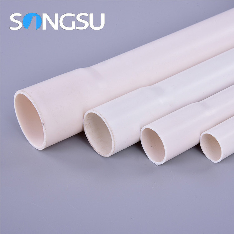 China Supplier Customized Sizes 16Mm 20Mm 25Mm 32Mm 160Mm Bell End Pvc Pipe