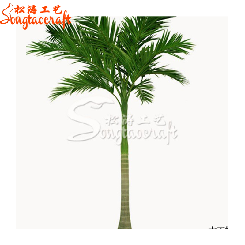 China supplier high quality evergreen roystonea regia artificial king coconut palm ornamental trees for sale garden landscape