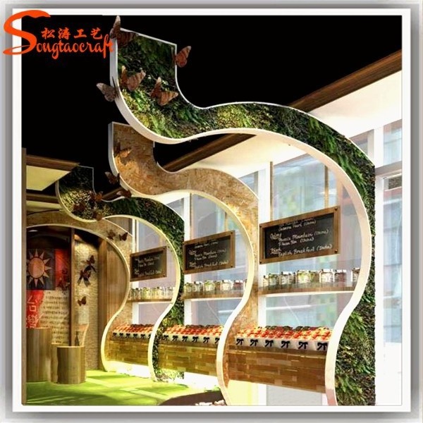 New outdoor grass wall decor design and simulation artificial moss grass wall for decoration of high imitation artificial grass