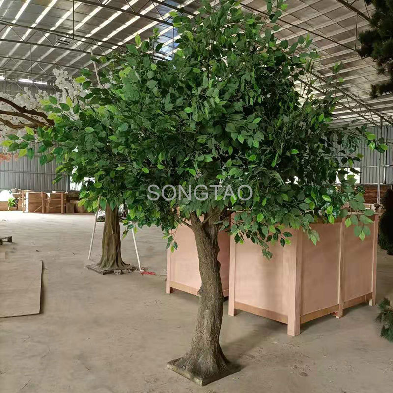 2.5 meter wholesale cheap life size artificial trees landscaping and large outdoor make artificial decorative tree for weddings