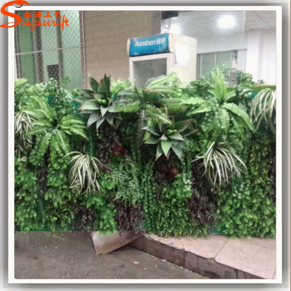 home & garden vertical green wall grass artificial plant wall decor