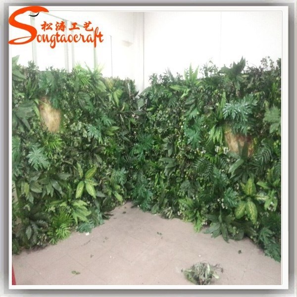 hot sale greenery wall artificial vertical grass wall fake wall hang plant for indoo/ outdoor decoration