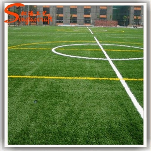 artificial carpet of grass lawn plastic grass used for soccer or football field