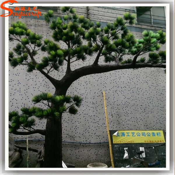 Guangzhou factory large life size make artificial pine branches prices pine trees for sale