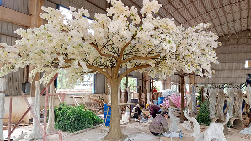 Table Flower Trees Artificial Enchanted Cherry Blossom Wisteria Tree Arch For Wedding Centerpiece Decor