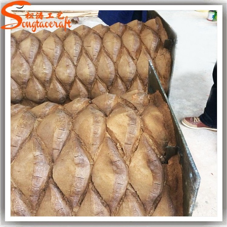 Plastic palm tree bark artificial tree trunk for sale