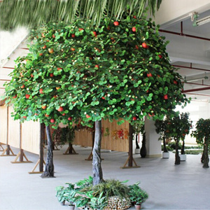 New Years artificial fruit tree artificial apple tree bonsai tree for indoor