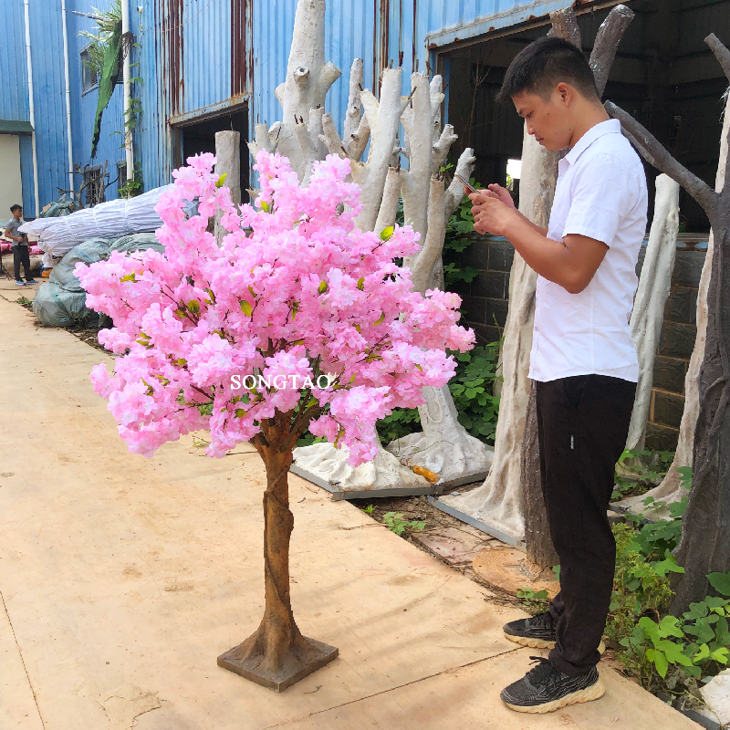 7ft  japanese white arches large outdoor led christmas light sakura artificial cherry blossom tree  artificial cherry bloom tree