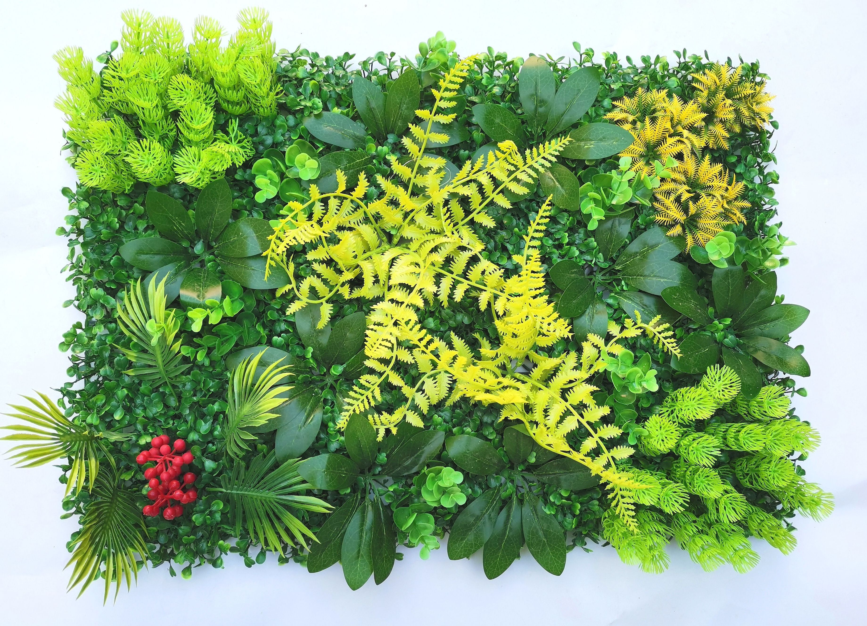 Chinese Fake Moss Grass Wall Artificial Plant Wall Panel For Balcony Decor