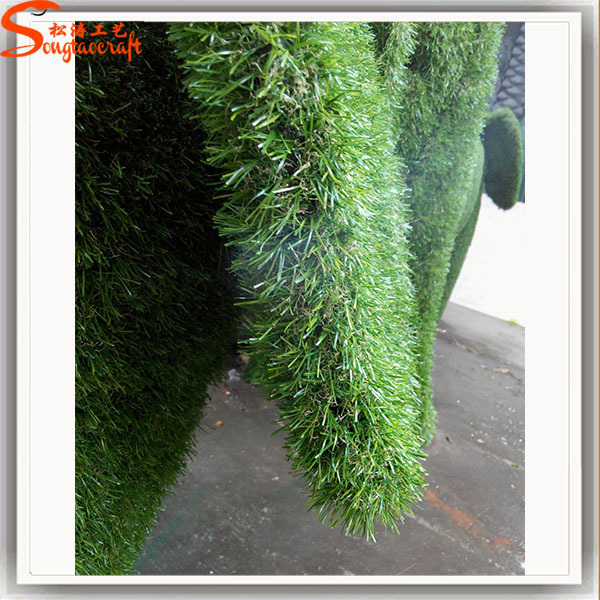 metal wire frame artificial grass elephant topiary cutter animals plant