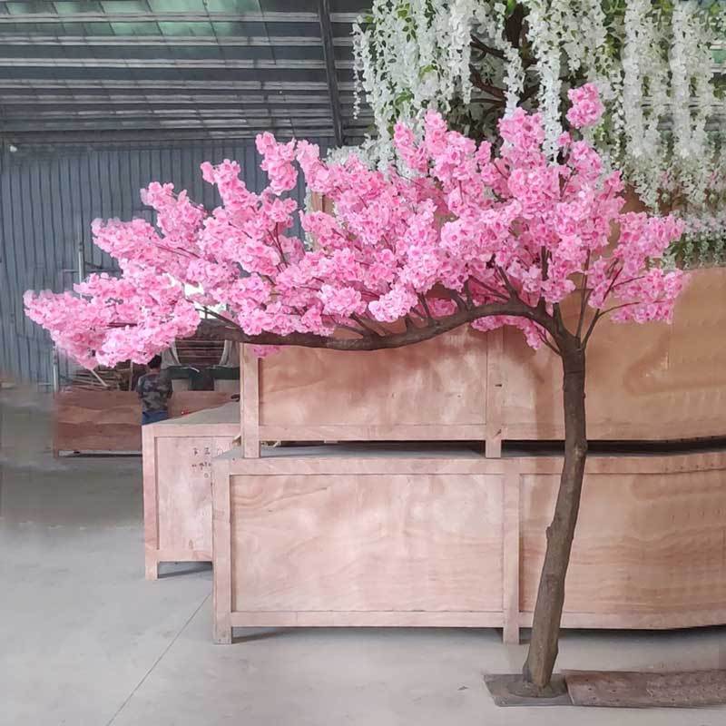 Large Silk Flower Wedding Trees Artificial Japanese Cherry Blossom Tree Arch For Indoor