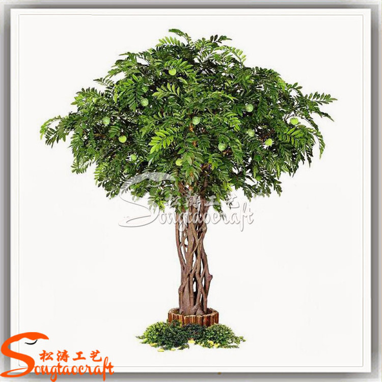 New Years artificial fruit tree artificial apple tree bonsai tree for indoor