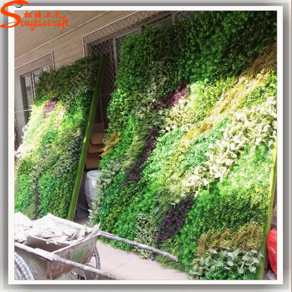 home & garden vertical green wall grass artificial plant wall decor