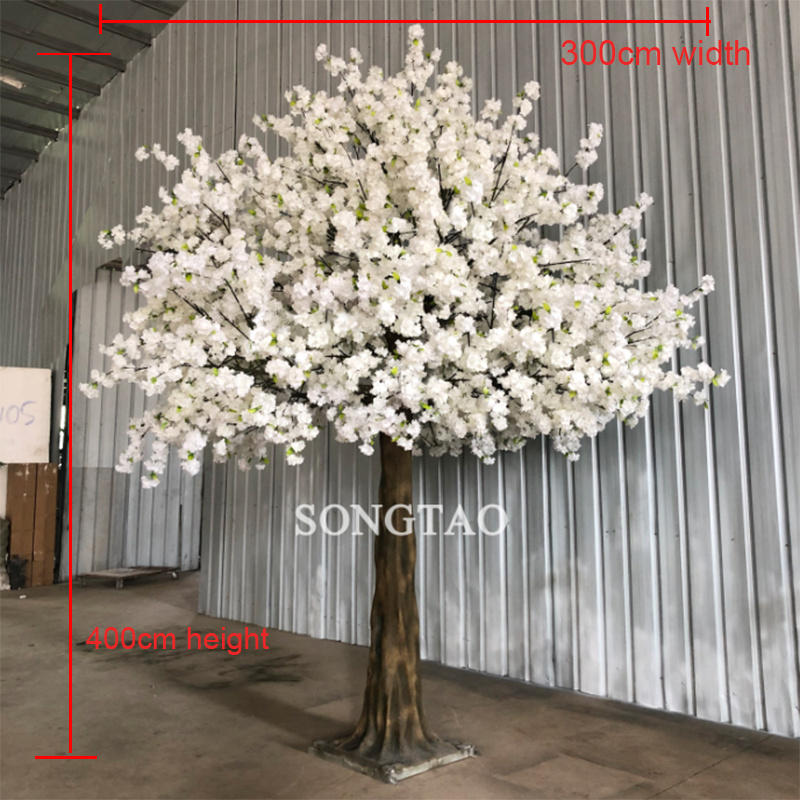 2 m 5 Meter Height White Arboles Artificial Flowers Branches Cherry Blossom Tree For Indoor