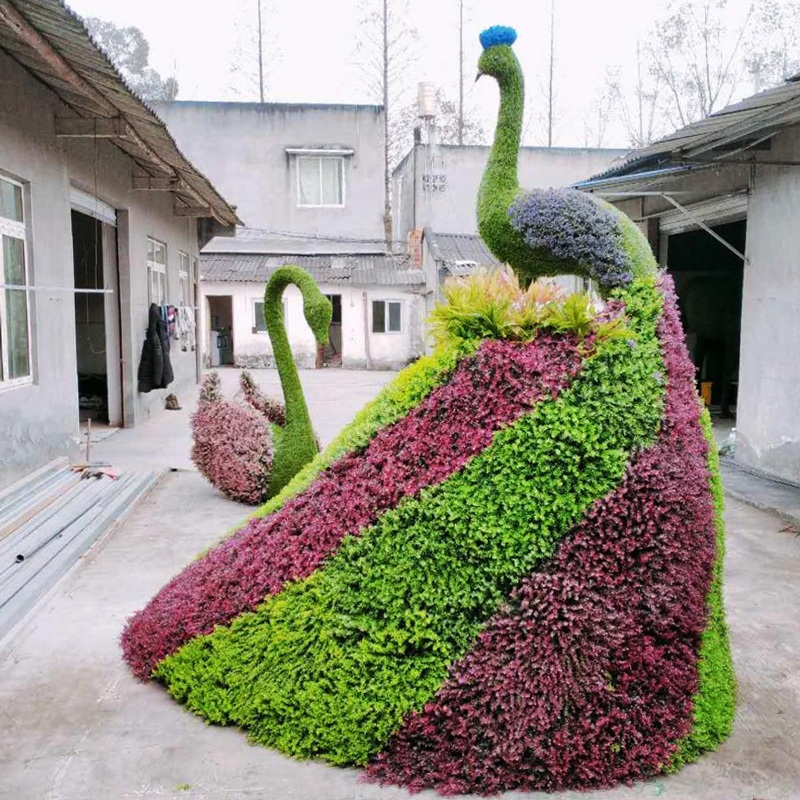 Large Artificial Grass Animal Topiary Sculpture topiary frame animal grass