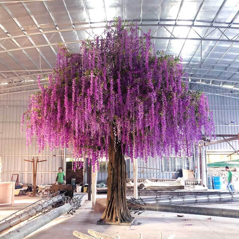 hanging wisteria tree arch artificial bonsai tree