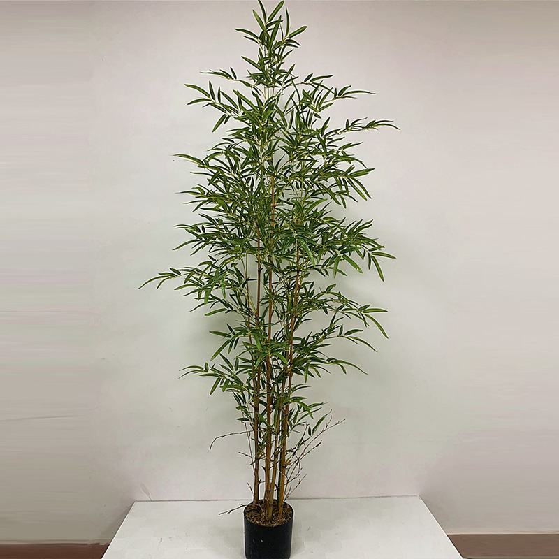 Outdoor Plastic Leaves bamboo leaf artificial bamboo pole fake plant