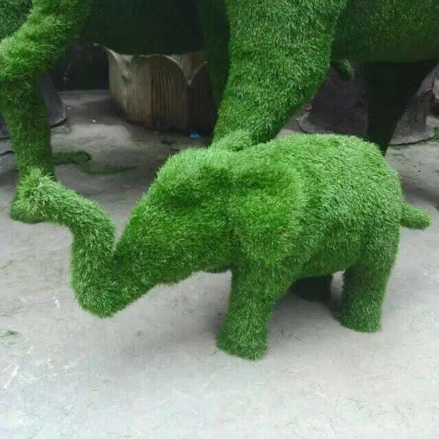 Wire Topiary Frame Artificial Garden Animal Grass Sculpture garden statues animals