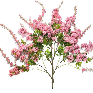 Silk White Pink artificial cherry blossom branches cherry blossom centerpiece