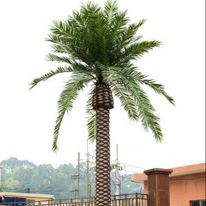 16 Foot Top  coconut royal palm tree outdoor decorative palm golden artificial palm tree sale