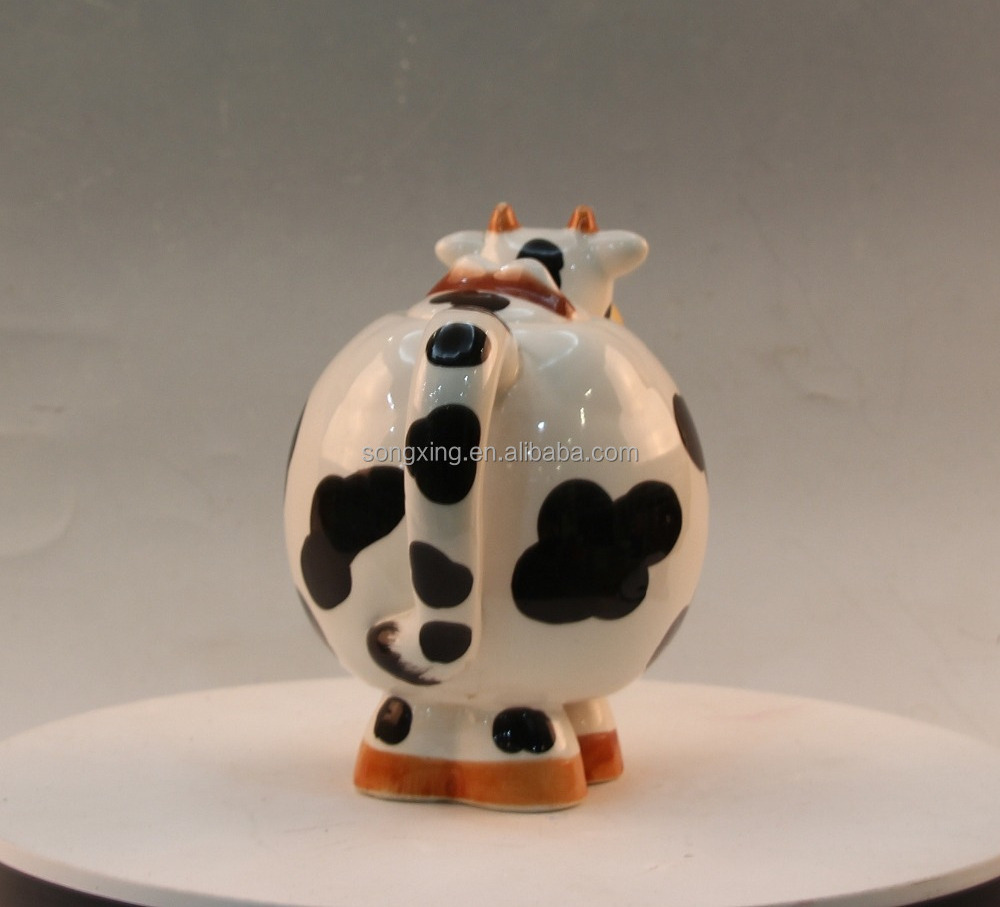 china wholesaler new products cartoon cow teapot