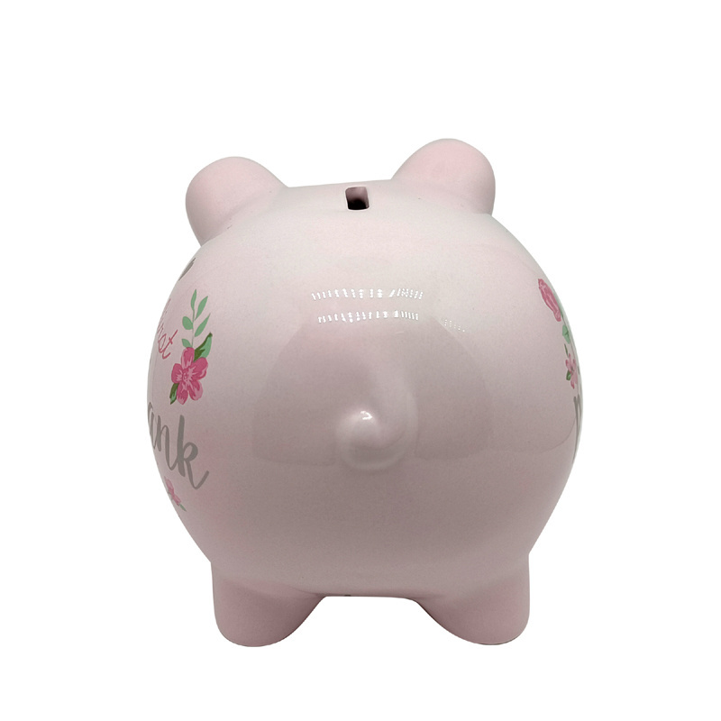 Cute Piggy Bank Wholesale Ceramic Money Banks OEM Children Piggy Bank Gifts Coin Counter