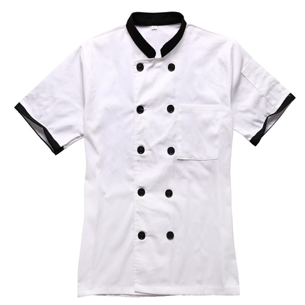 High Quality Chef Uniform Restaurant Chef Coat Uniform Chef Jackets for Restaurant Bar Polyester / Cotton for Unisex TWILL