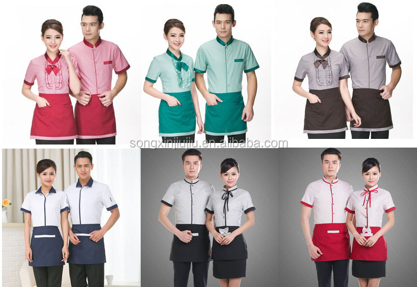 Best Seller Chinese Sex Restaurant Waiter Uniform with New Design