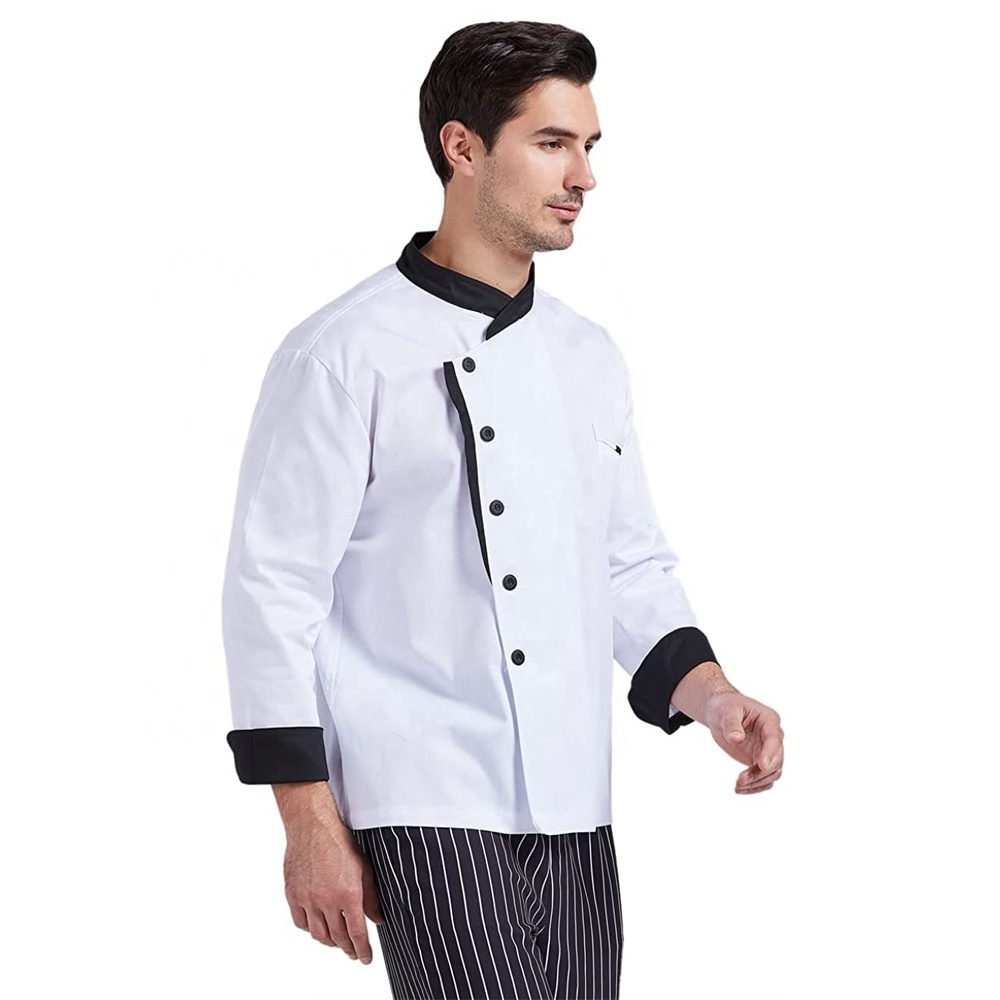 Unisex Chef Jacket Men's Chef Coat Restaurant Kitchen Chef Uniform Manufacturer Stylish Sets Catering Uniforms Cook Uniform