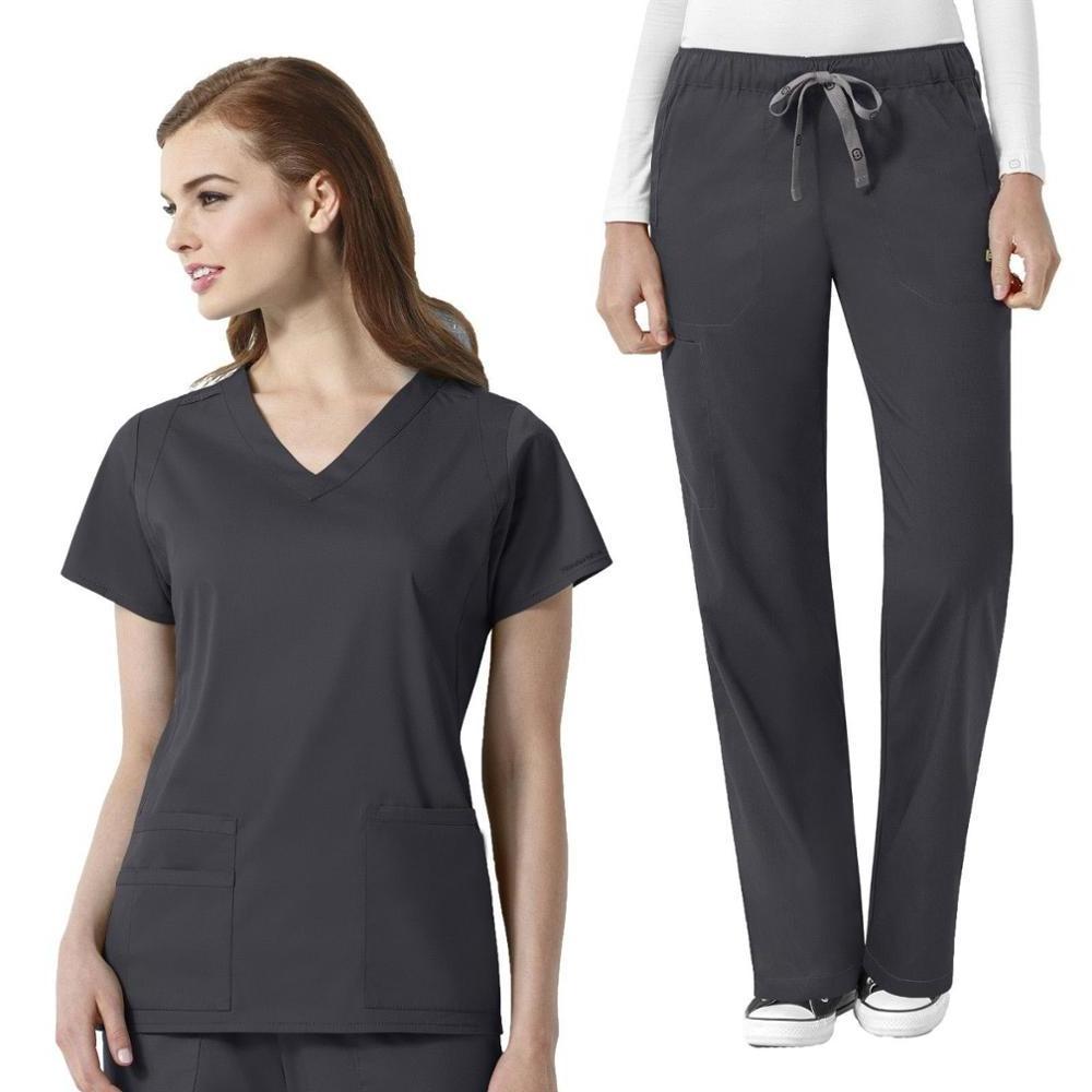 Stretchy Women's Medical Scrub Set Nurse Uniform for Hospital Hospita Uniform Medical Uniform