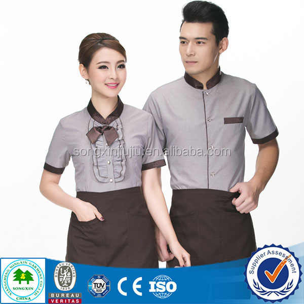 Best Seller Chinese Sex Restaurant Waiter Uniform with New Design