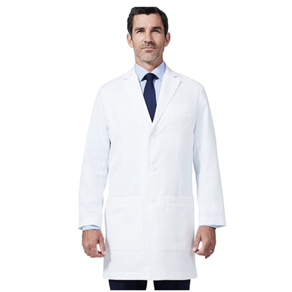 100% Cotton white doctor's uniform lab coat hospital uniform doctor gown