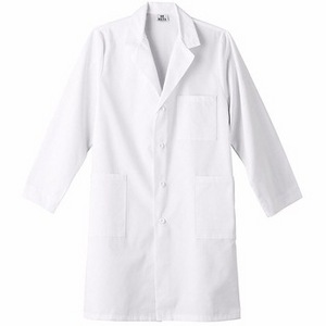 100% Cotton white doctor's uniform lab coat hospital uniform doctor gown