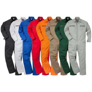 Wholesale Mechanic Worker Jumpsuit One Piece Overalls Work Clothes for Mining Cotton Adults Reflective Safety Clothing