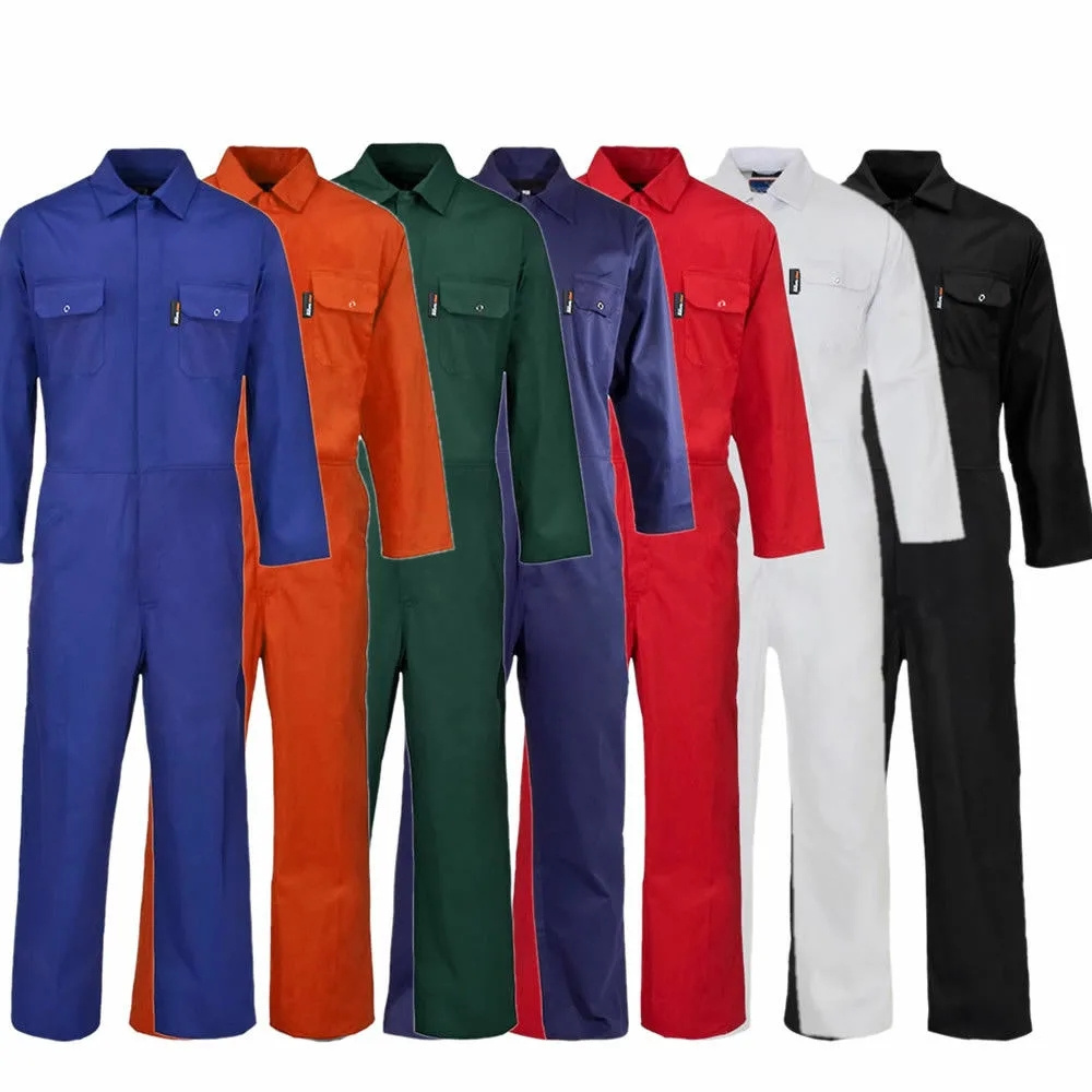 100% Cotton  orange safety coverall  workwear flame retardant coverall fr clothing wholesale