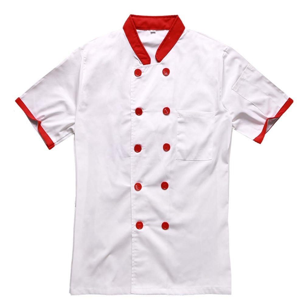 High Quality Chef Uniform Restaurant Chef Coat Uniform Chef Jackets for Restaurant Bar Polyester / Cotton for Unisex TWILL