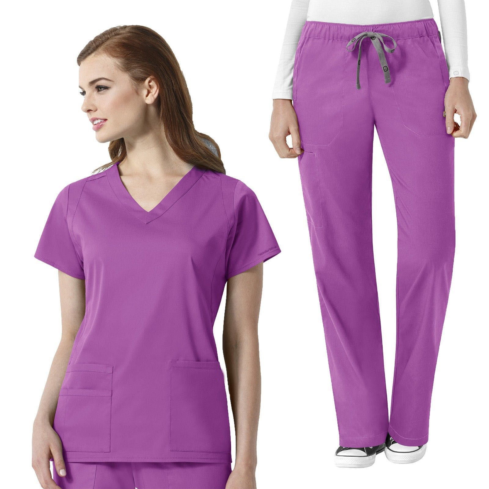 Stretchy Women's Medical Scrub Set Nurse Uniform for Hospital Hospita Uniform Medical Uniform