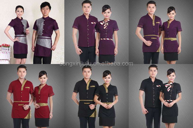 Best Seller Chinese Sex Restaurant Waiter Uniform with New Design