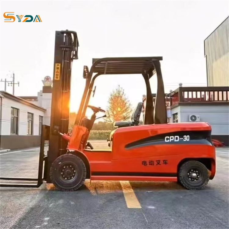 Efficient diesel electric optional forklift truck  for container 4.5t man lifting tables for warehouse construction site