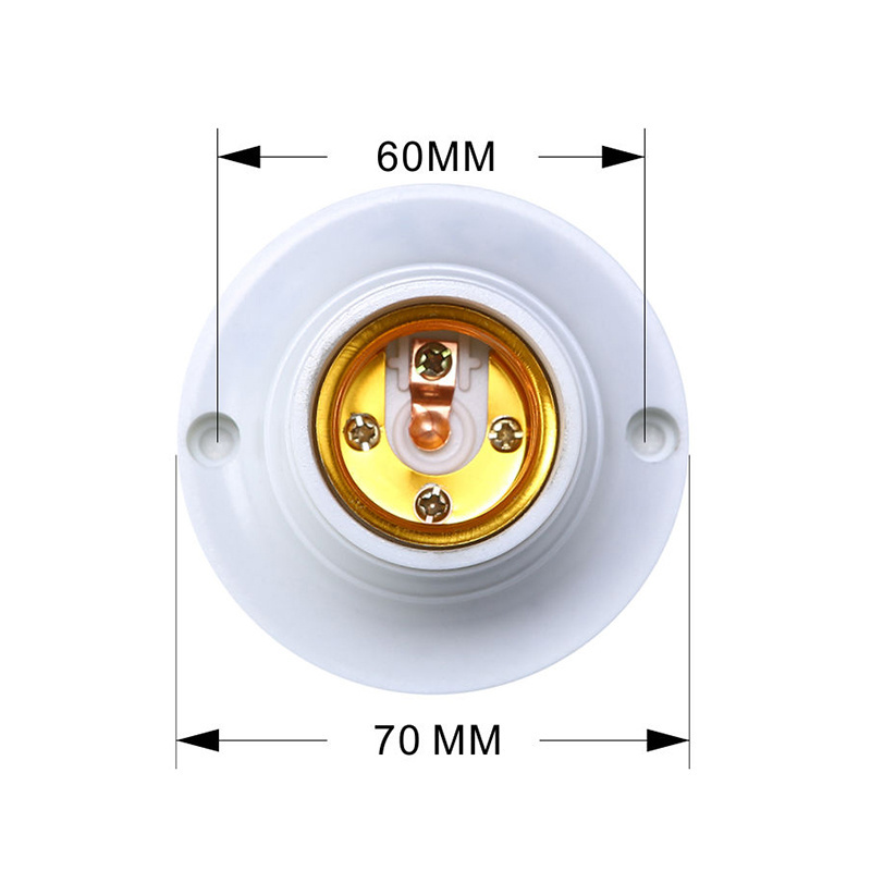 DLC-003 E27 Bulb Holder Screw Socket Converter Mini Light Bulb Base 360 Lamp Holder