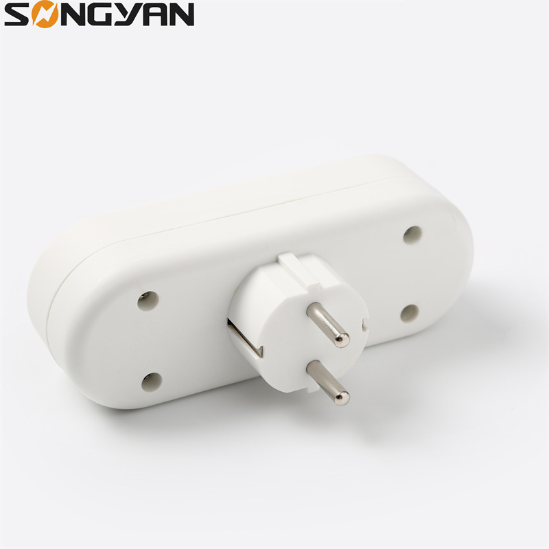 Eu uk multi outlet traveller adapter universal 16A socket conversion plug socket adapter