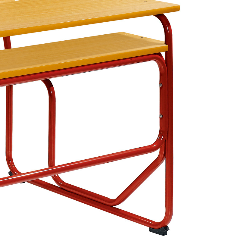 Library Double Desk School Furniture Chairs And Tables For Junior Student