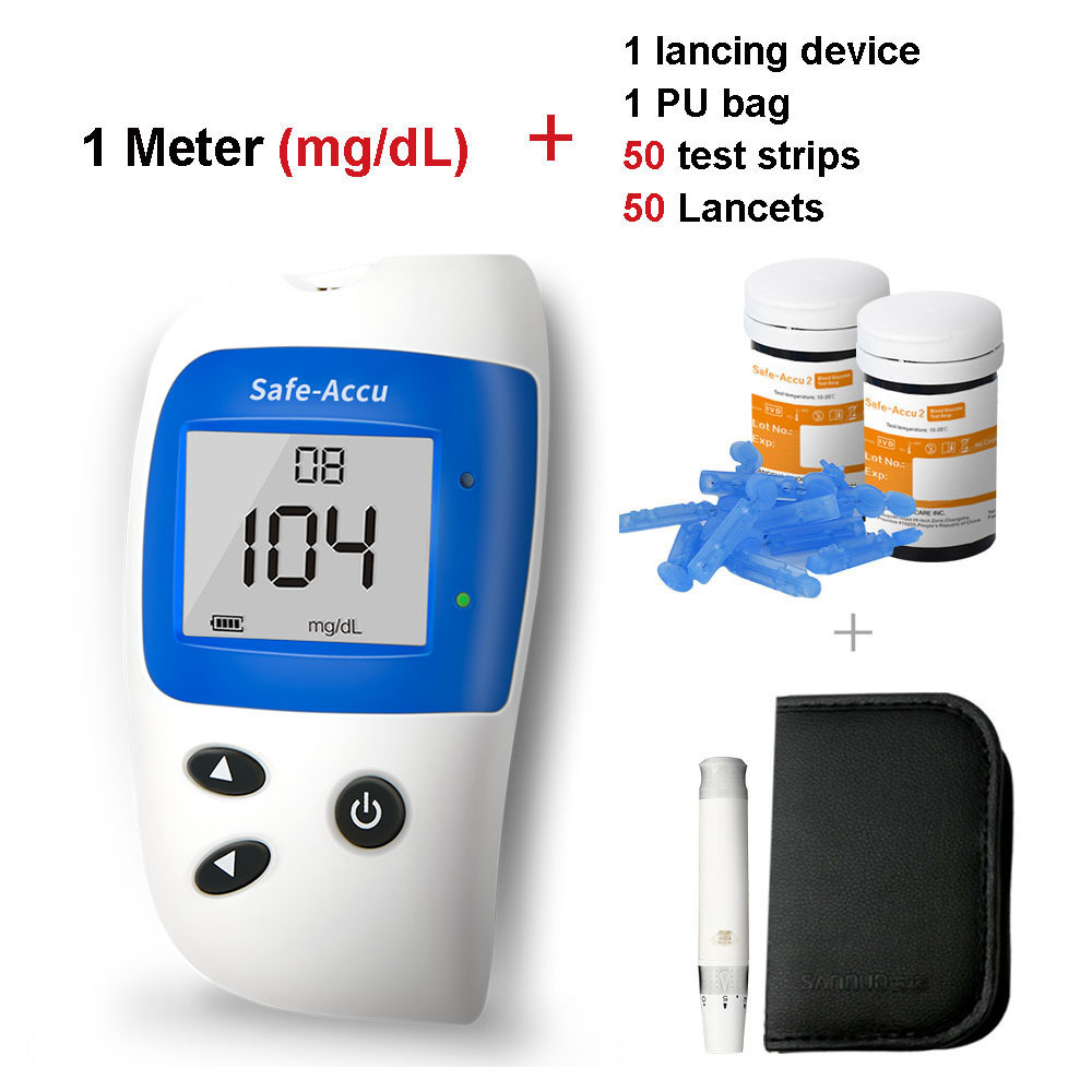 safe-accu2 digital blood glucose monitor blood glucose meter , portable glucometer to test blood sugar