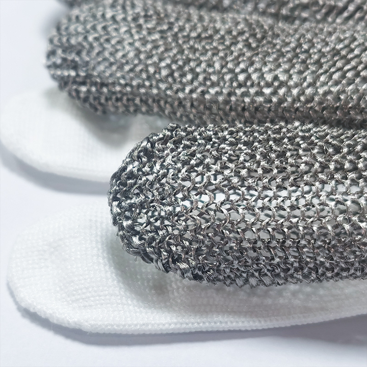 Level 9 Durable Guante de Acero anticorte butcher gloves Stainless Steel Chainmail Cut Resistant Wire Mesh Gloves