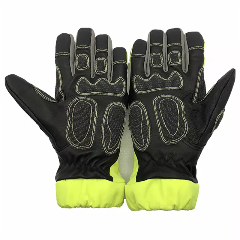 SONICE Manufacturer Flame Resistant Fire Retardant Anti Heat Fire Proof Fire Fighter Gloves Rescue Gloves