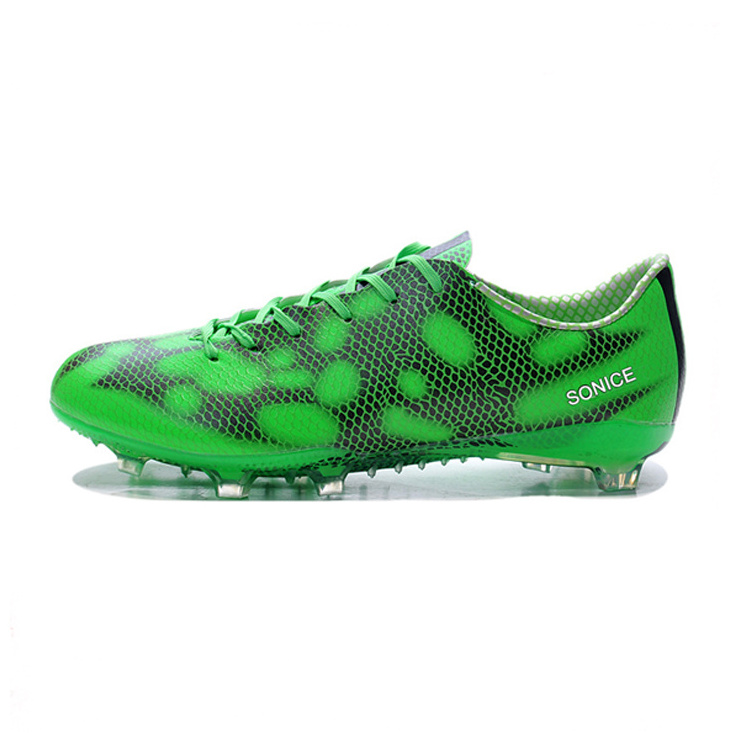 Breathable FG soccer cleats, artificial grass football boots, outdoor training soccer shoes