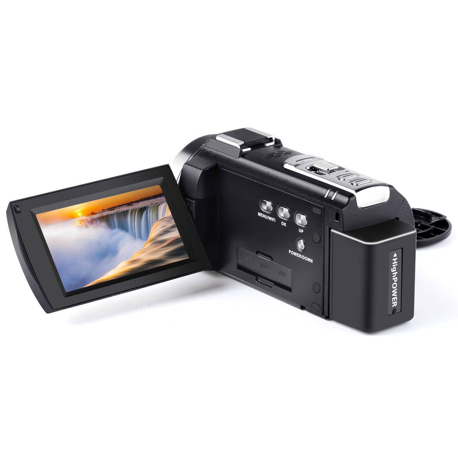 video camera recorder with 4K video resolution super clear image quality, new 4K camcorder