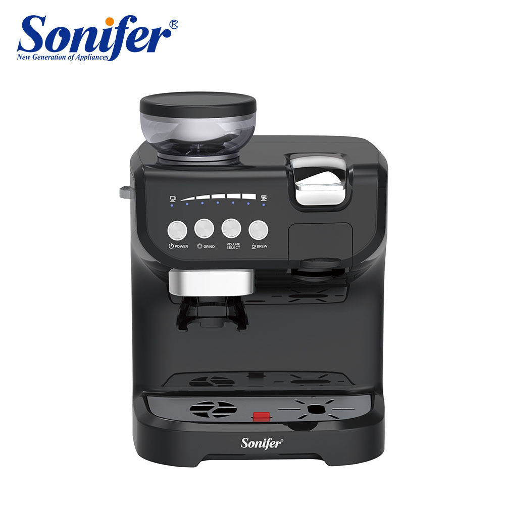 Sonifer SF-3570 new household multi-functional brewing with bean ground electric multi capsule coffee machine