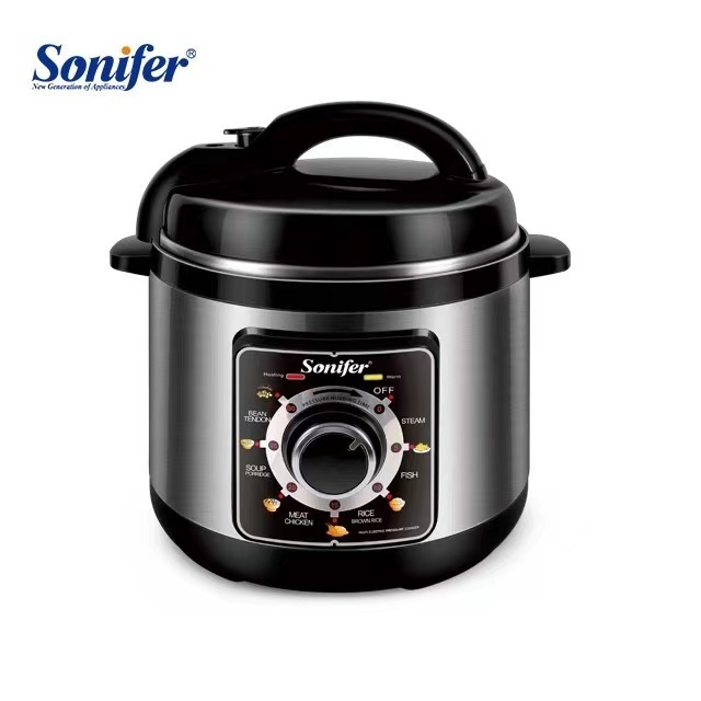 Sonifer SF-4013 hot sale quality home use automatic timing control 8 liter power electric pressure cooker stainless steel