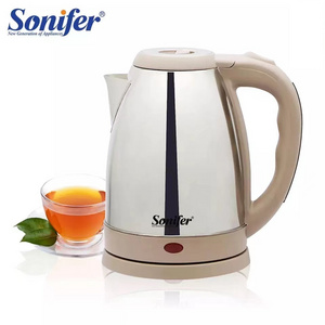 Sonifer SF-2048 home cheap 1500 w power 1.8l cordless jug stainless steel metal electric kettle oem